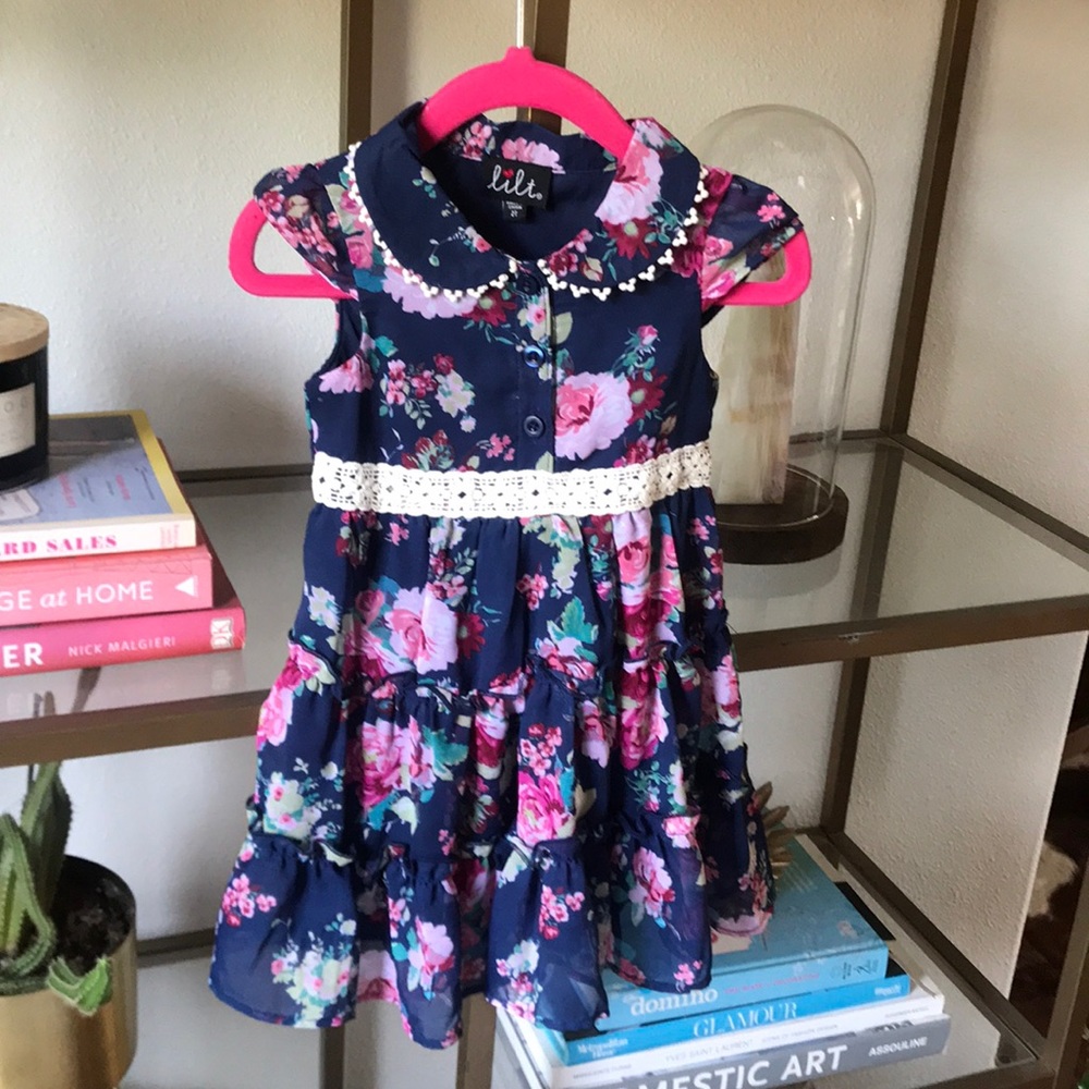{lilt} Floral Dress 2T